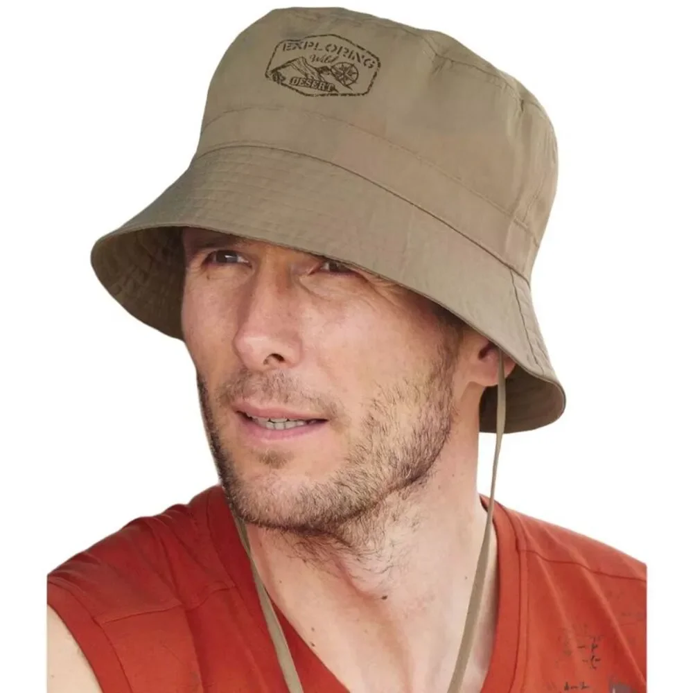 Atlas For Men Mens Explorer Bucket Hat / Beige